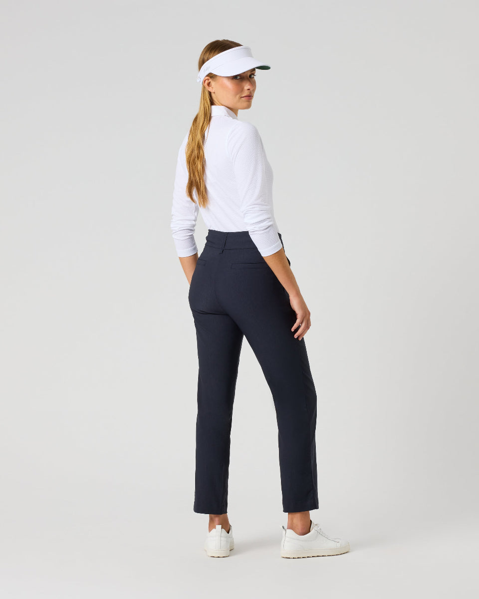 Daily Sports Magic Dark Navy Straight Ankle Pants