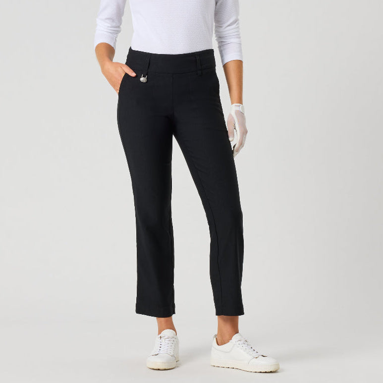 Daily Sports Magic Black Straight Ankle Pants