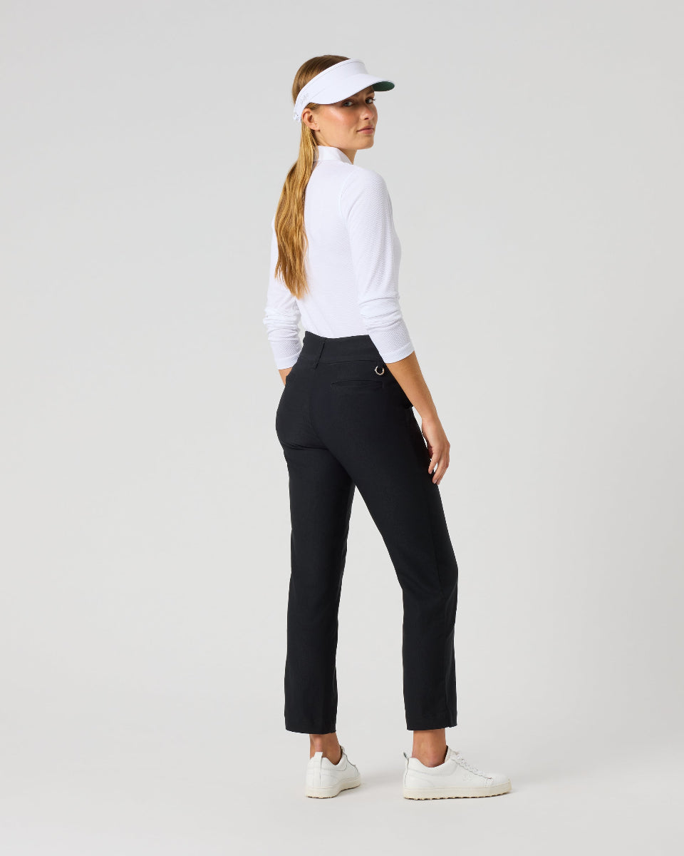 Daily Sports Magic Black Straight Ankle Pants