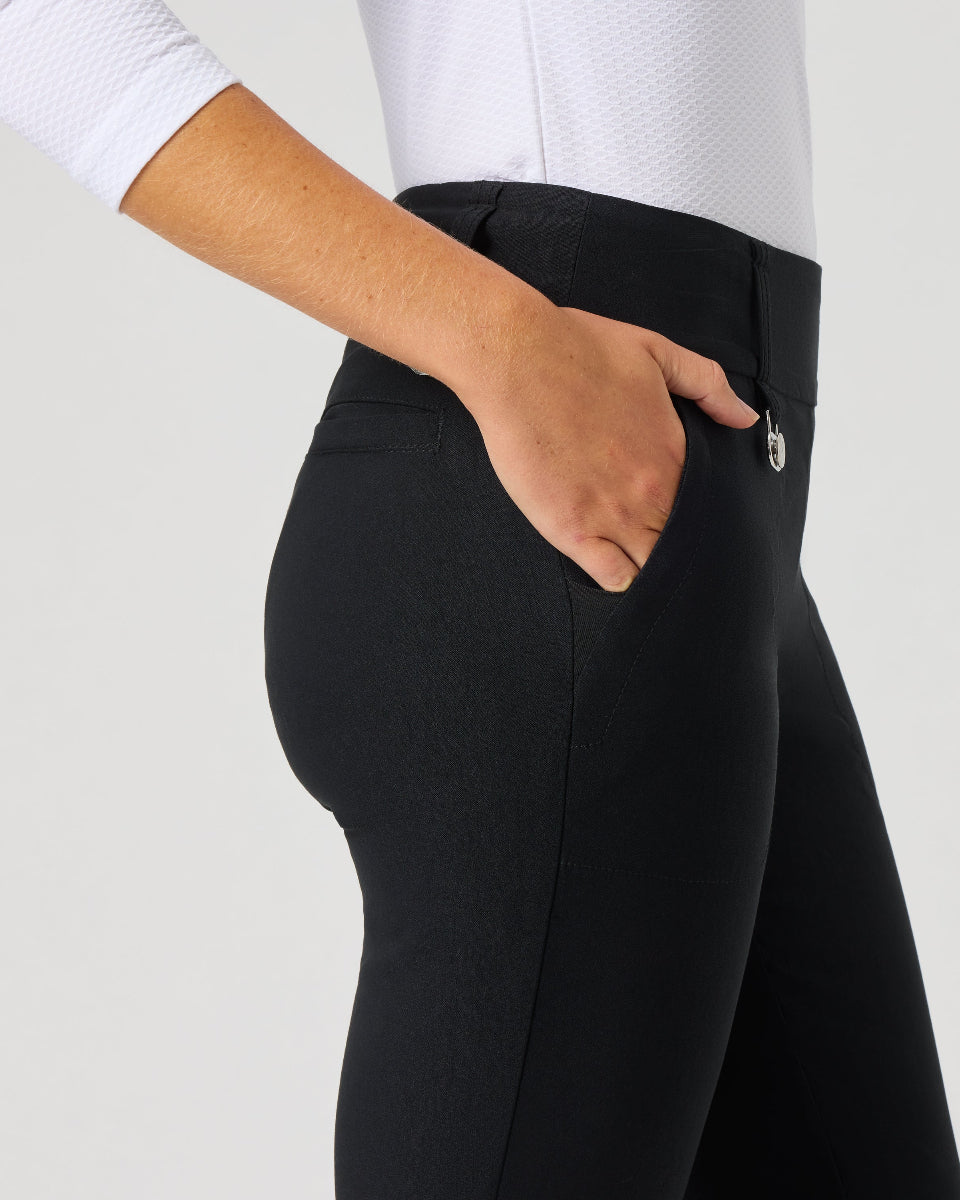Daily Sports Magic Black Straight Ankle Pants