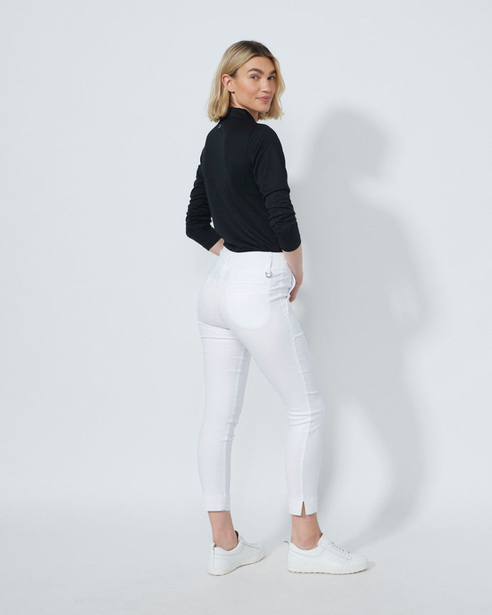 Daily Sports Magic 27" White Ankle Pants