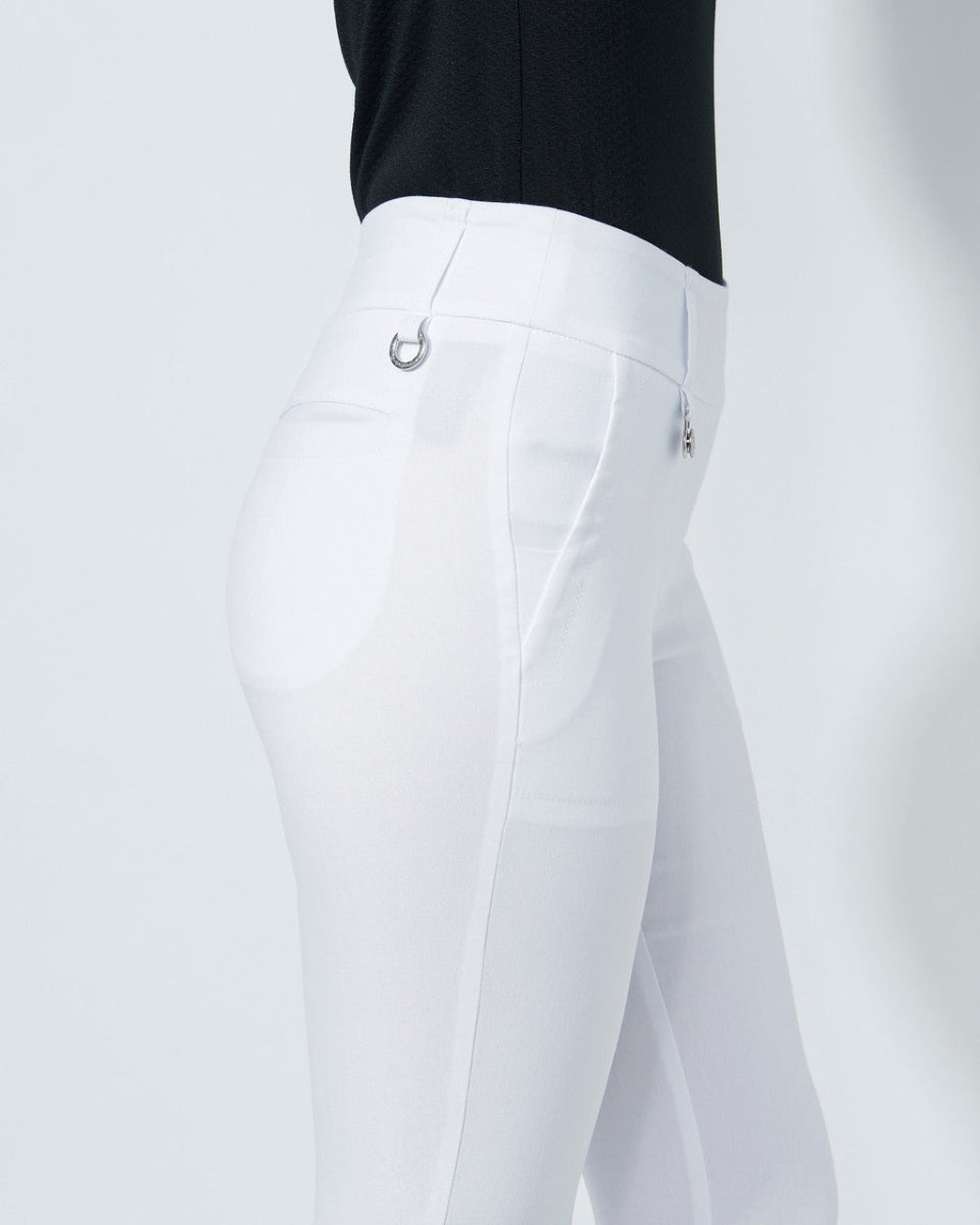Daily Sports Magic 27" White Ankle Pants