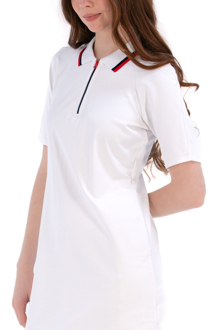 Foray Golf White America Golf Dress