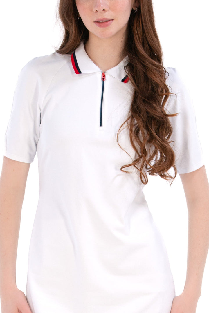Foray Golf White America Golf Dress