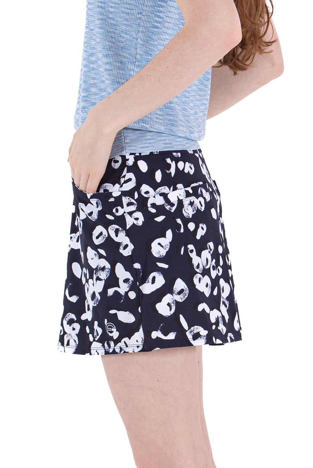 Foray Golf Inky Leopard Skort