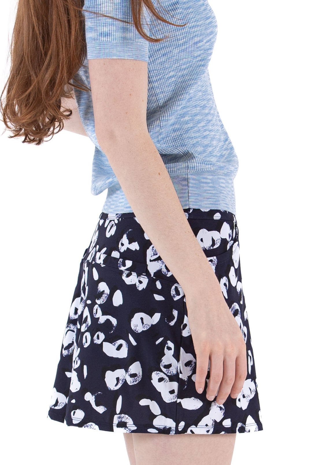 Foray Golf Inky Leopard Skort