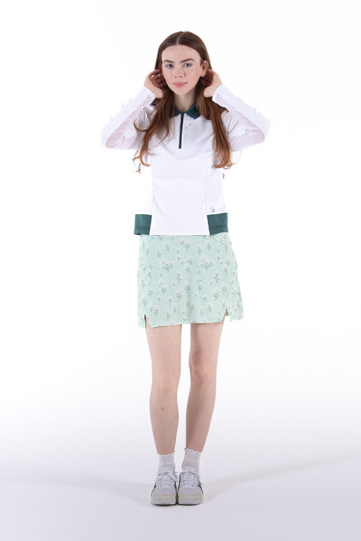 Foray Golf Long Sleeve Contrast Trim Polo