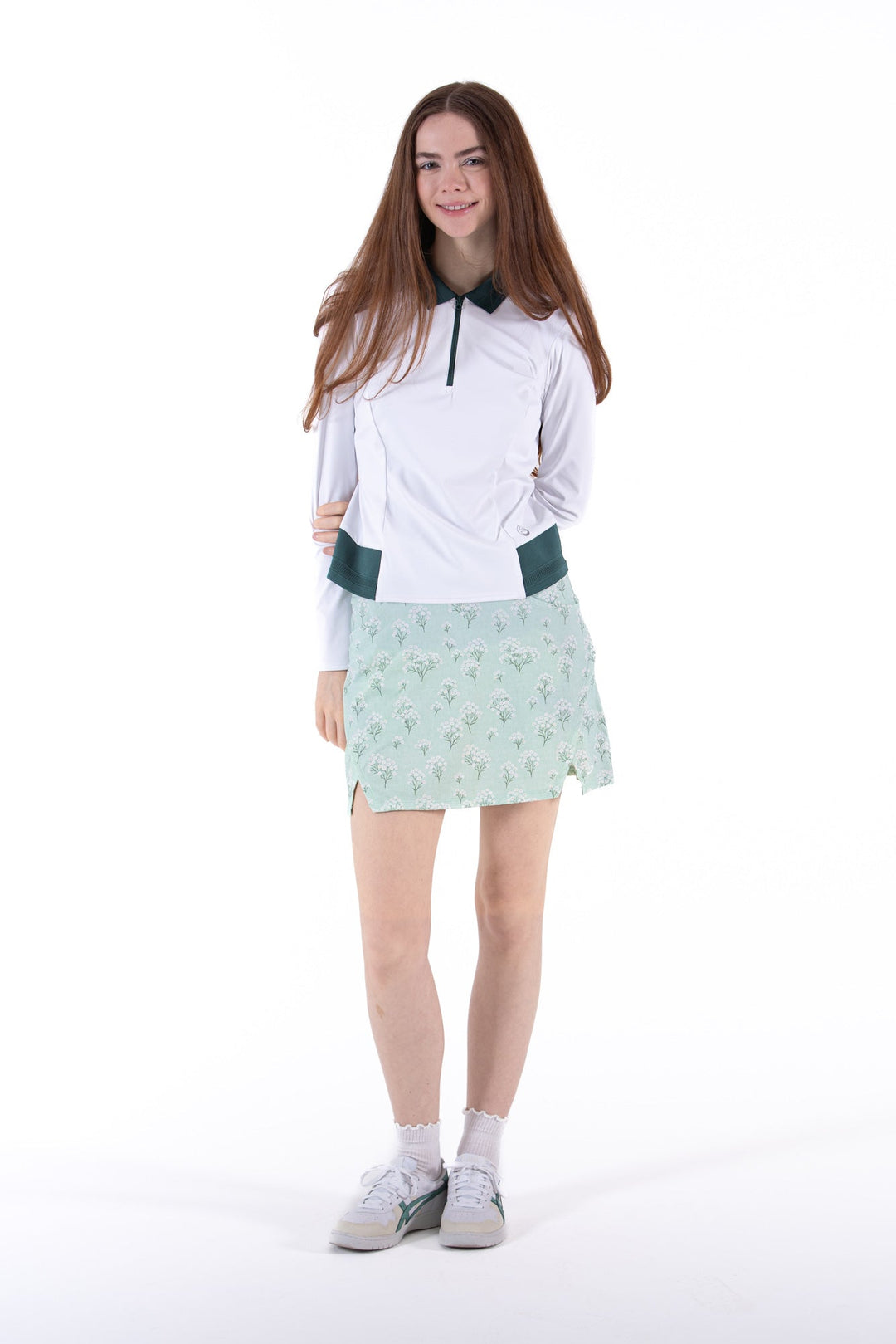 Foray Golf Long Sleeve Contrast Trim Polo
