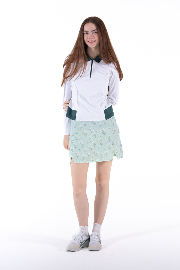 Foray Golf Long Sleeve Contrast Trim Polo