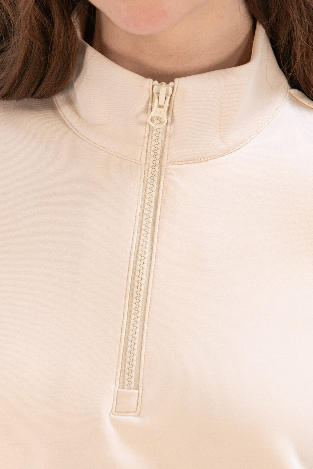 Foray Golf Cream Neoprene Half-Zip Pullover