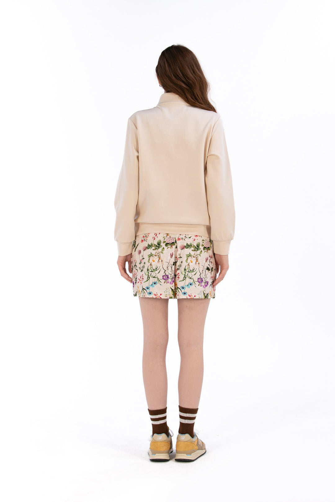 Foray Golf Cream Neoprene Half-Zip Pullover