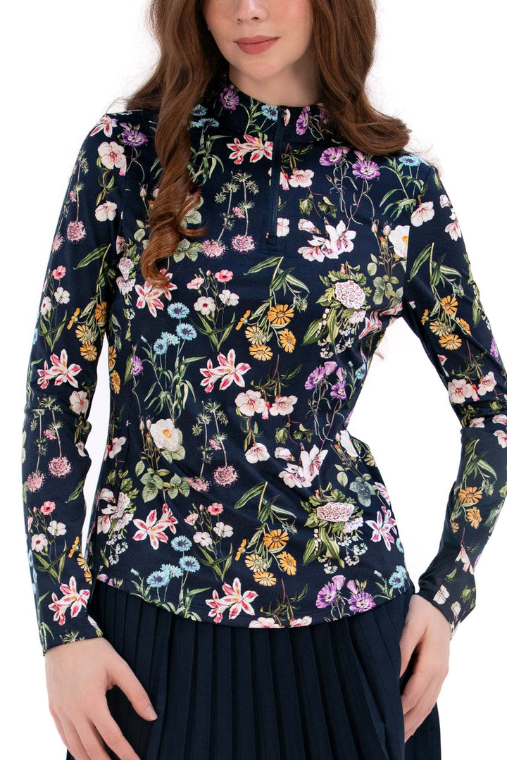 Foray Golf Floral Printed Sun Shirt