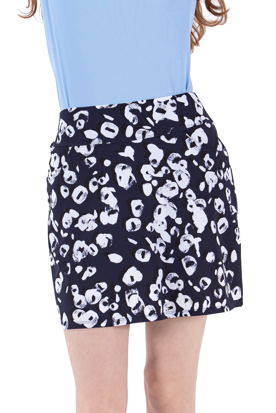 Foray Golf Inky Leopard Skort