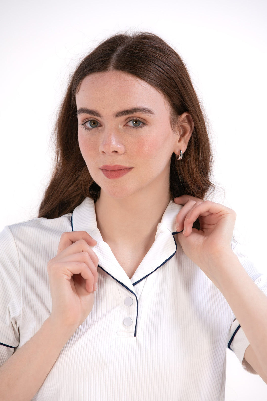 Foray Golf Rib Short Sleeve Notch Collar Polo