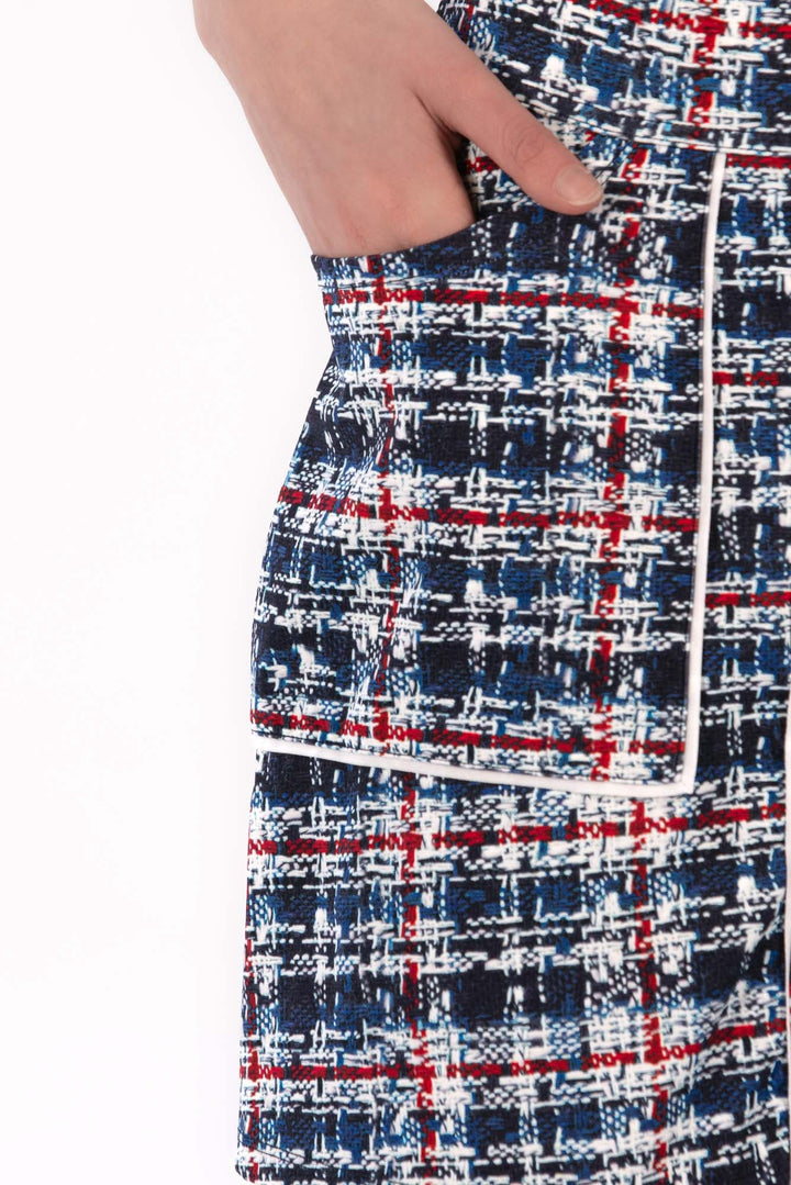 Foray Golf Front Pleat Plaid Skort