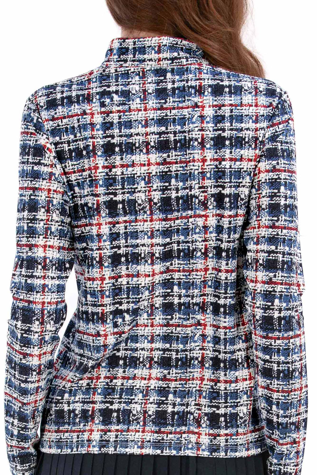 Printed Rib Quarter Zip