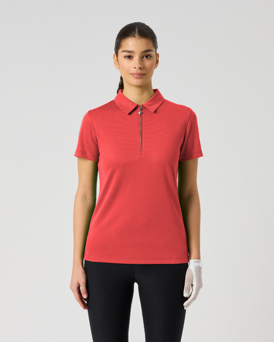 Daily Sports Peoria Poppy Red Short Sleeve Polo
