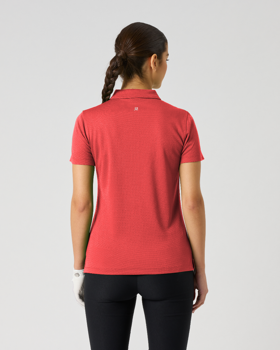 Daily Sports Peoria Poppy Red Short Sleeve Polo