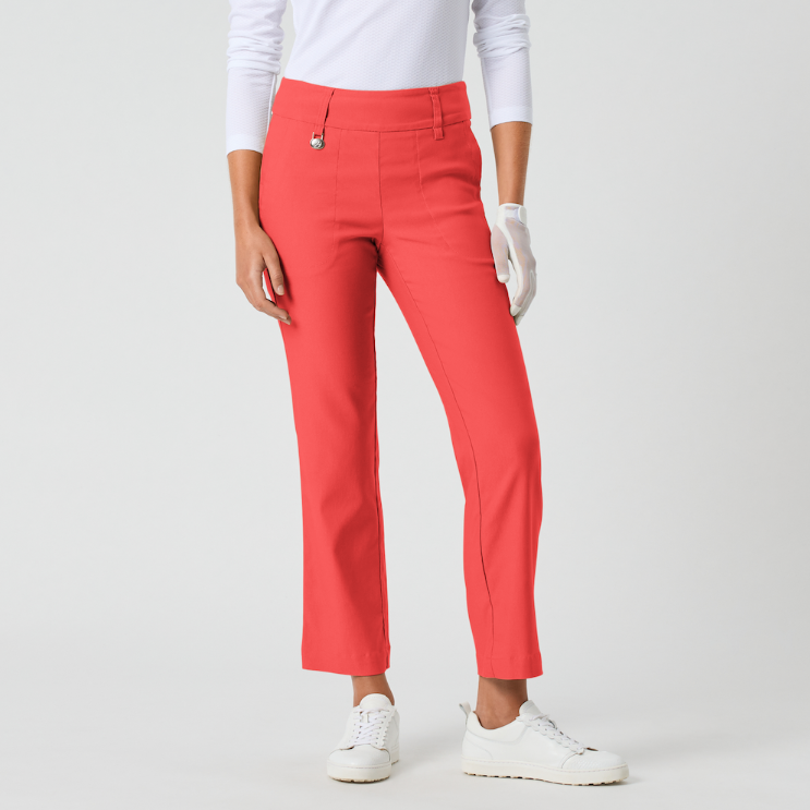 Daily Sports Magic Poppy Red Straight Ankle Pants [AW26]