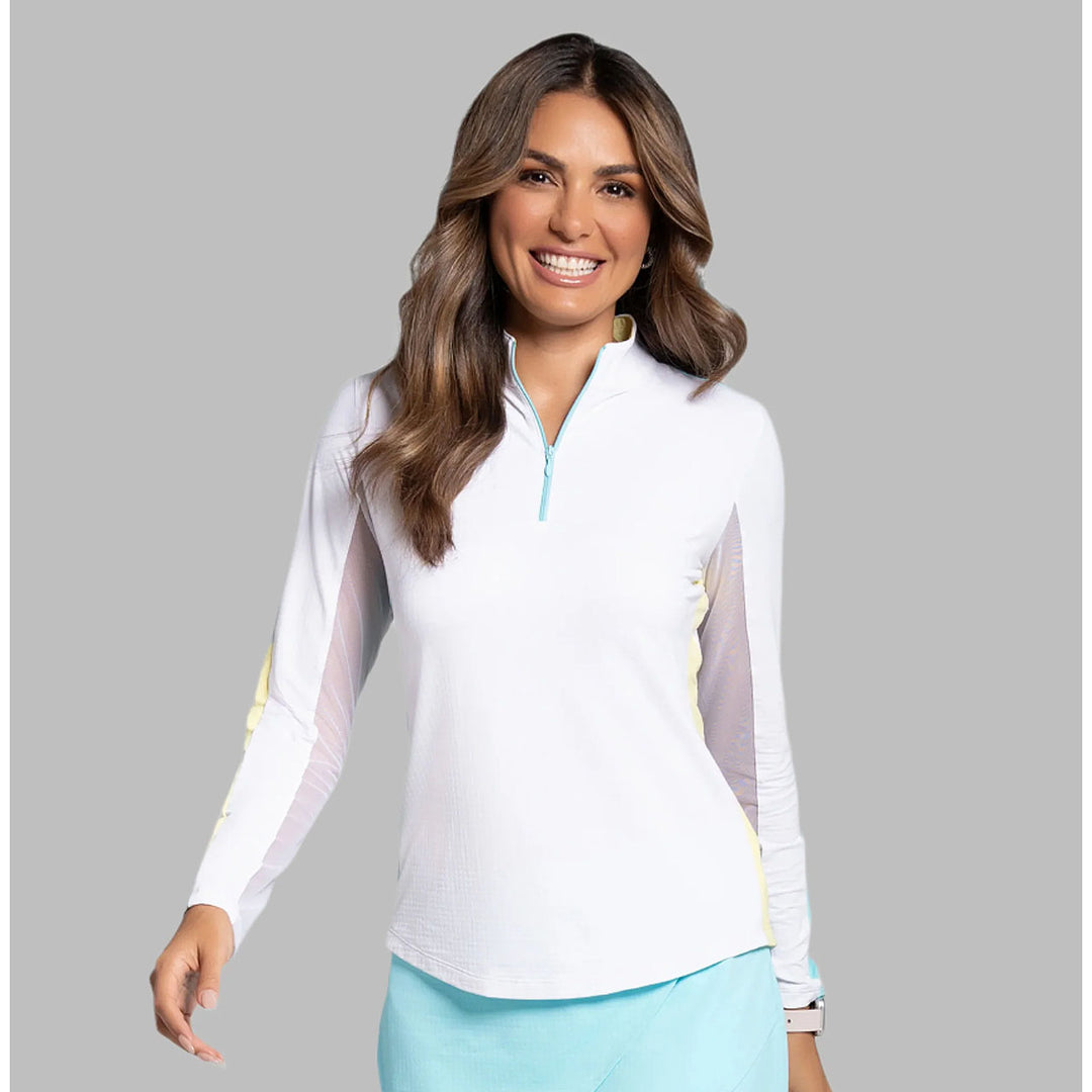 IBKUL Color Block Long Sleeve Mock [2026]