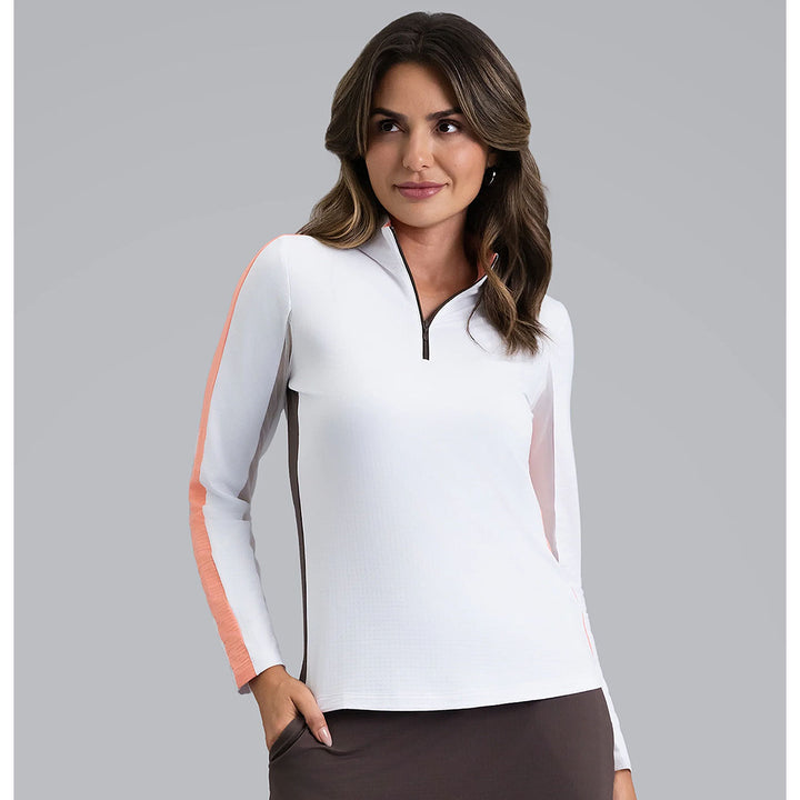 IBKUL Color Block Long Sleeve Mock [2026]