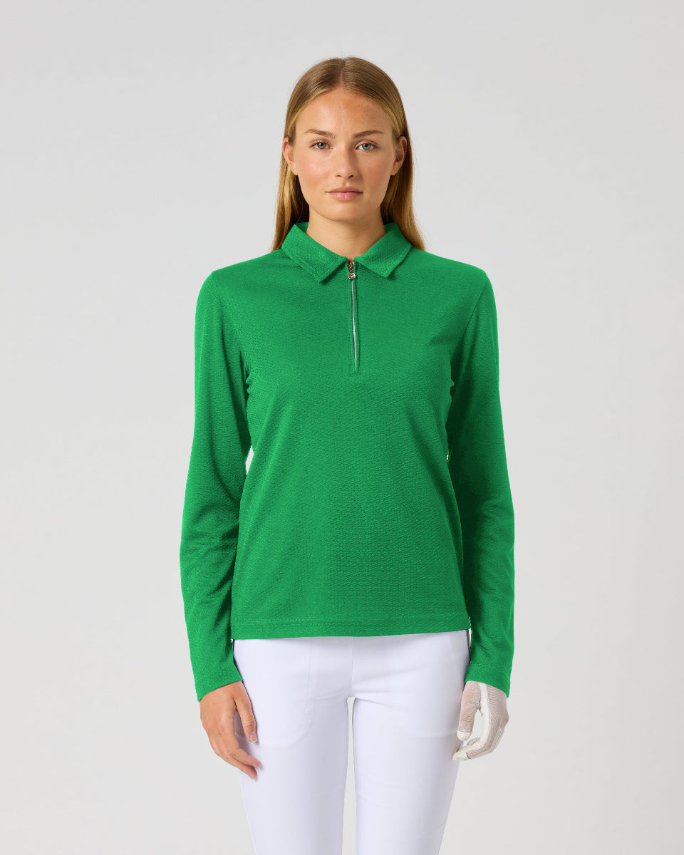 Daily Sports Peoria Leaf Long Sleeve Polo