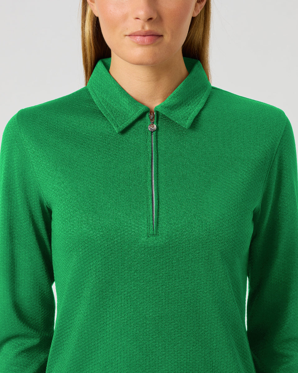 Daily Sports Peoria Leaf Long Sleeve Polo