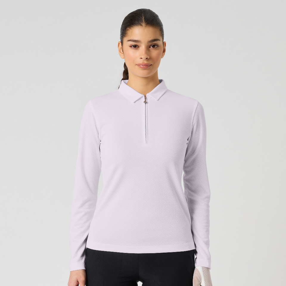 Daily Sports Peoria Pink Long Sleeve Polo
