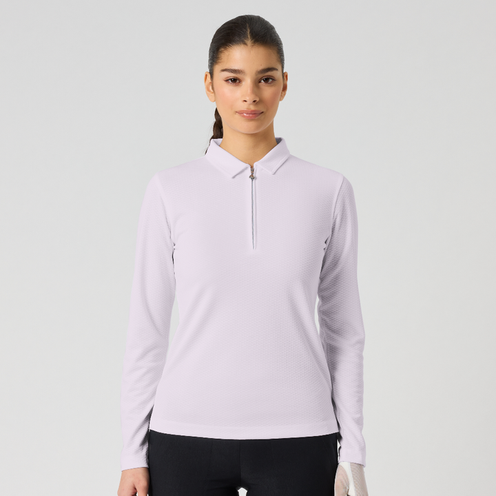 Daily Sports Peoria Long Sleeve Pink Polo