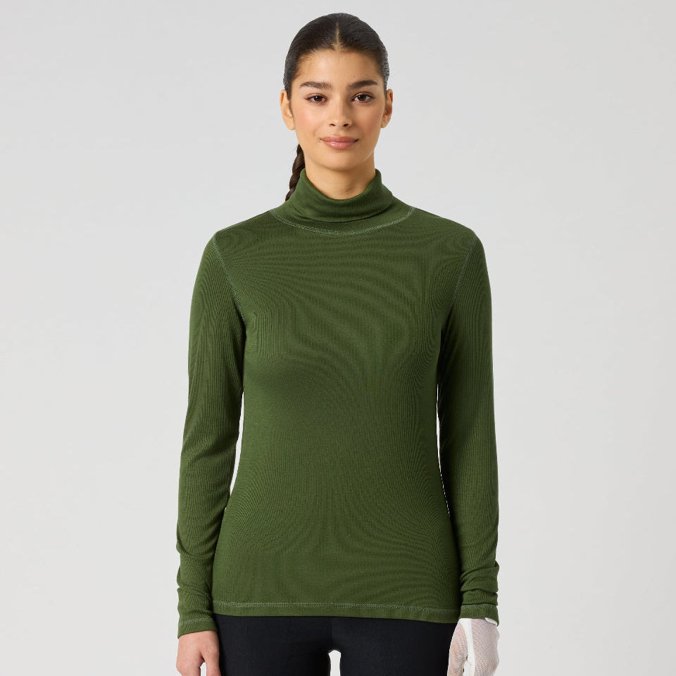 Daily Sports Ancona Khakora Long Sleeve Roll Neck Top