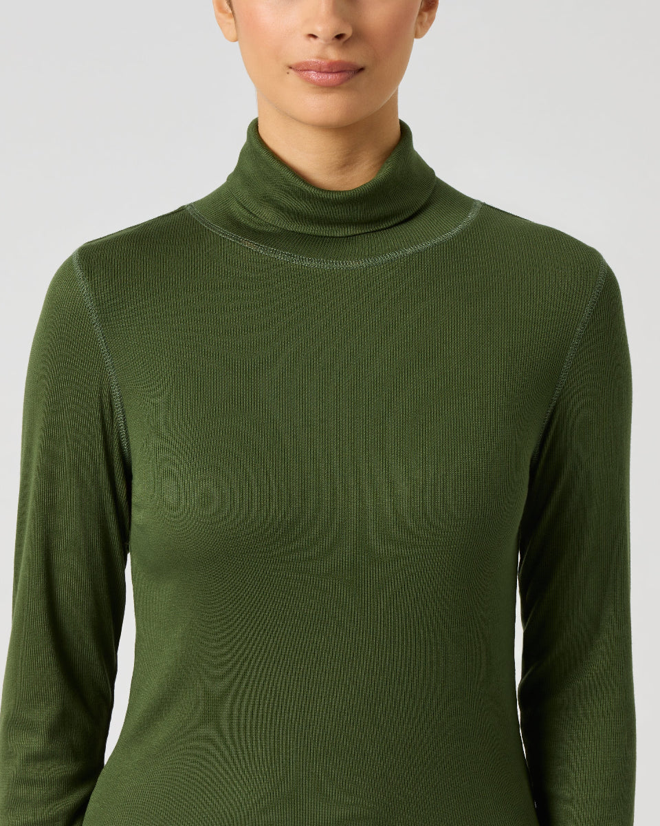 Daily Sports Ancona Khakora Long Sleeve Roll Neck Top