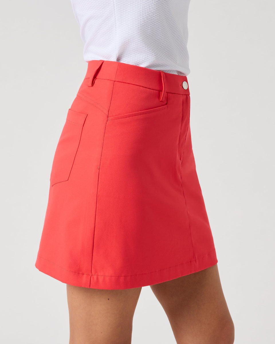 Daily Sports Lyric Poppy Red Skort V2