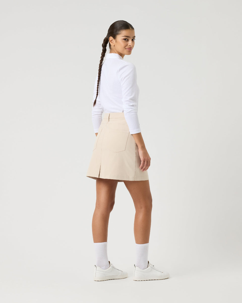 Daily Sports Lyric Oyster Beige 20" Skort V2
