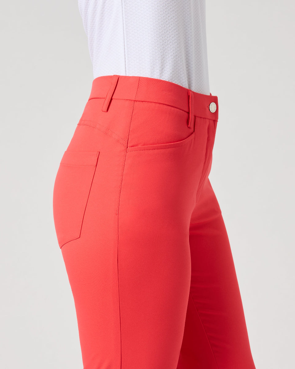 Daily Sports Lyric Poppy Red Bermuda Shorts V2