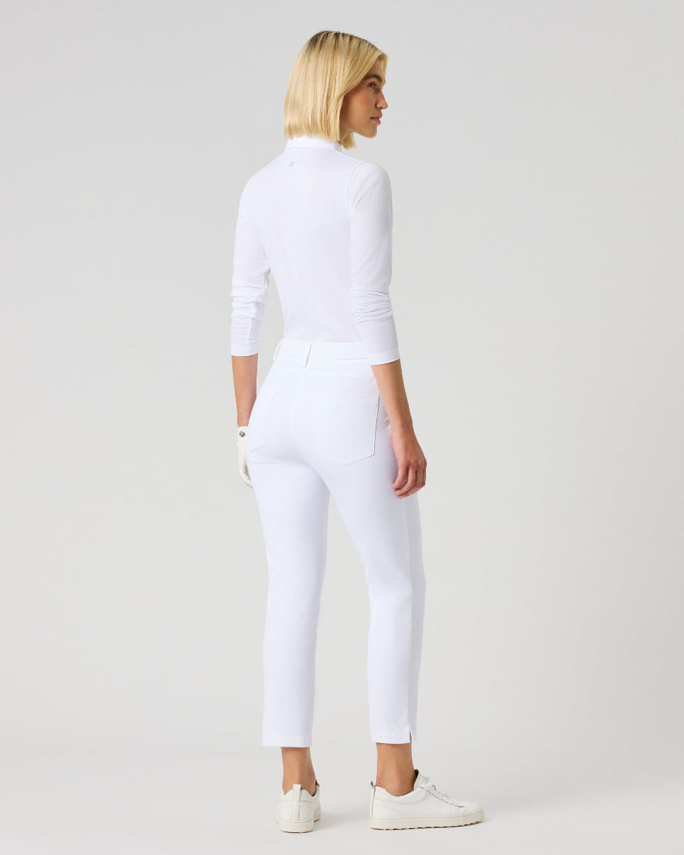 Daily Sports Lyric 27" White Ankle Pants V2