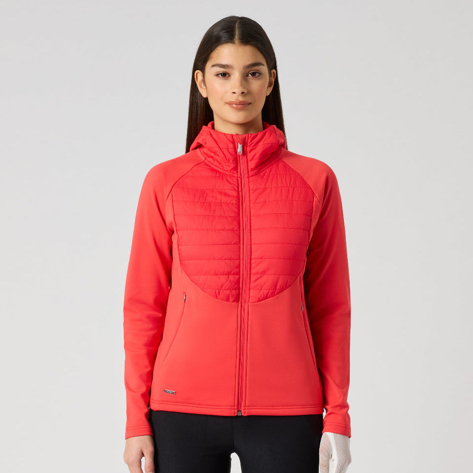 Daily Sports Allos Poppy Red Hybrid Jacket