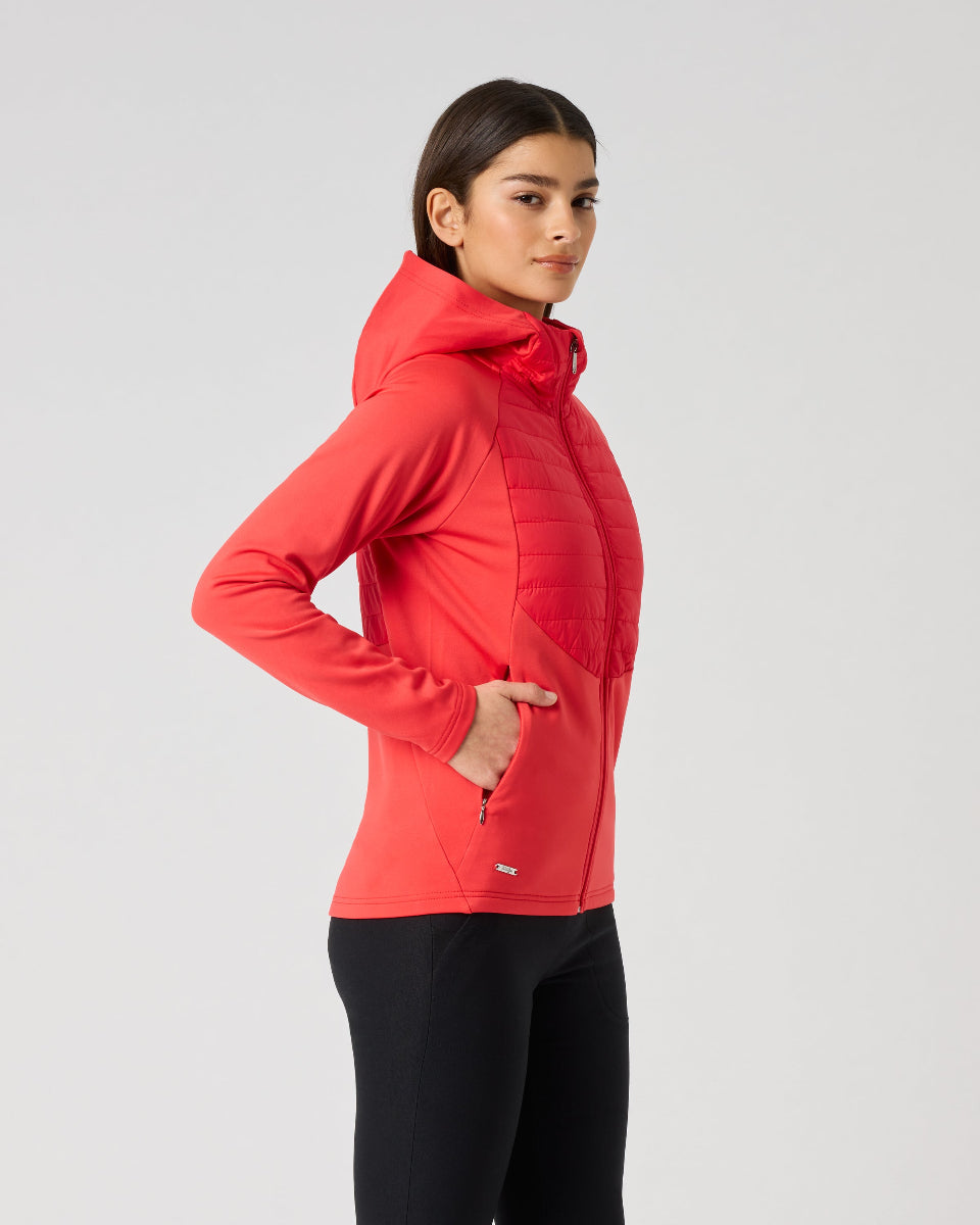 Daily Sports Allos Poppy Red Hybrid Jacket