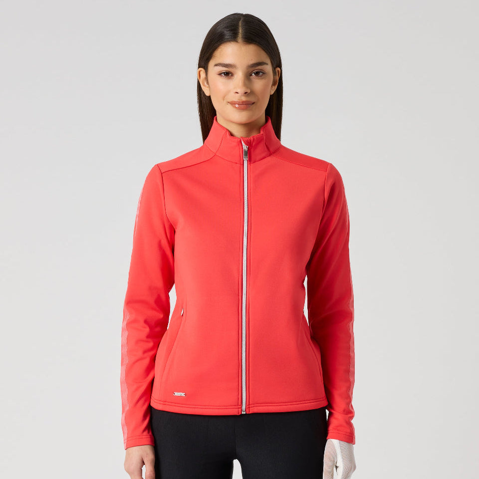 Daily Sports Cholet Poppy Red Full Zip Midlayer Jacket