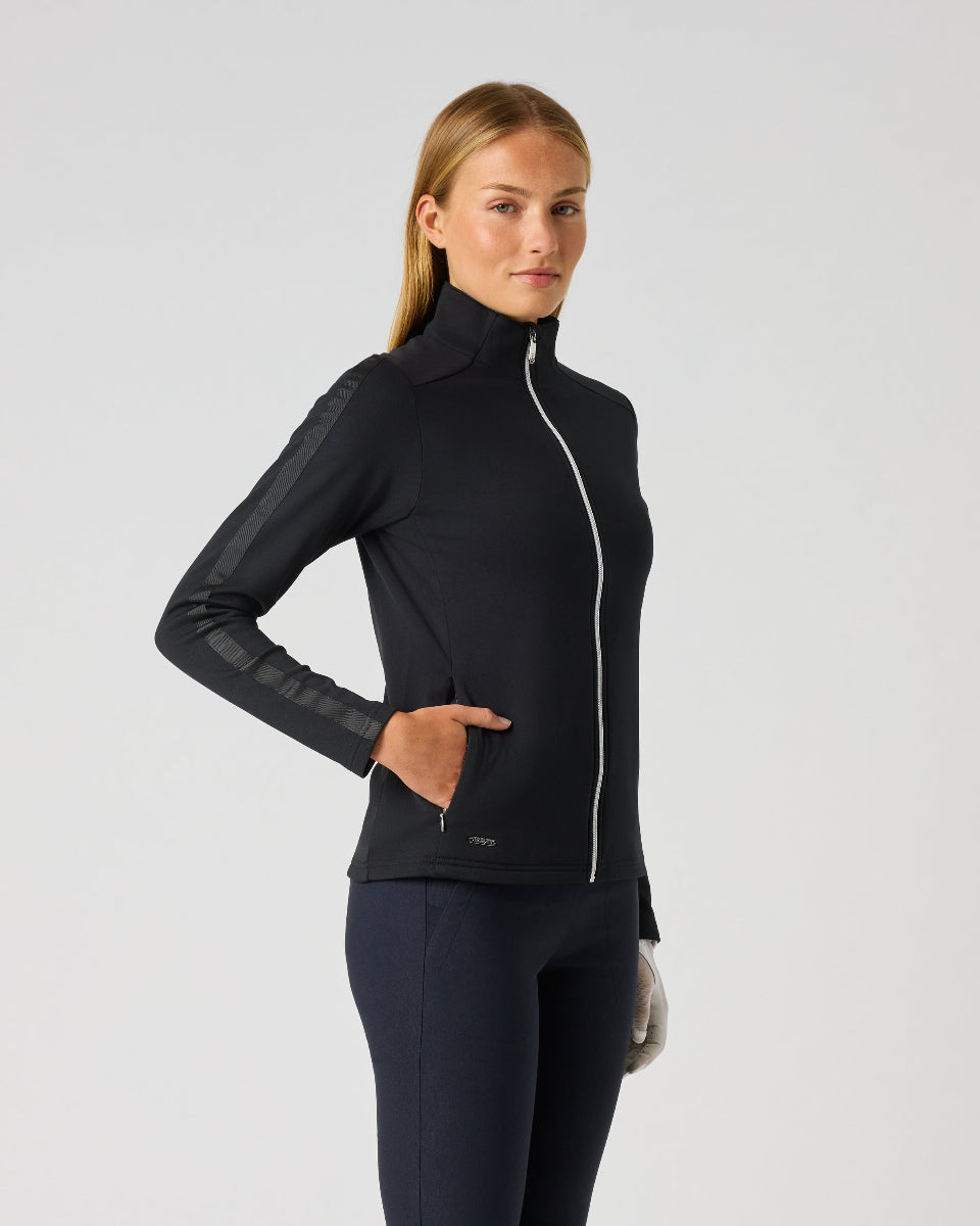 Daily Sports Cholet Black Full Zip Midlayer Jacket