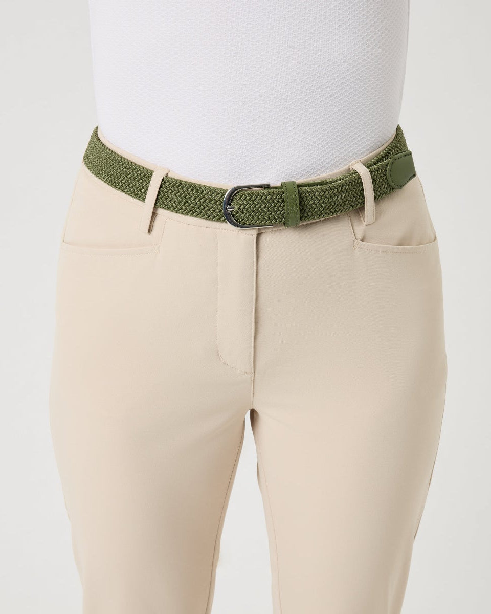 Daily Sports Giselle Sage Braided Elastic Belt