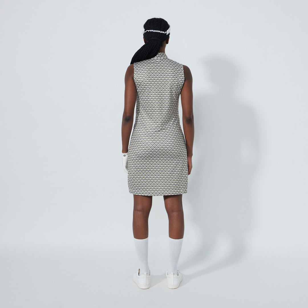 Daily Sports Diamond Geo Printed Air Sleeveless Dress [F25]