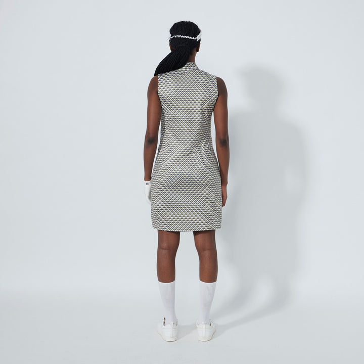 Daily Sports Diamond Geo Printed Air Sleeveless Dress [F25]