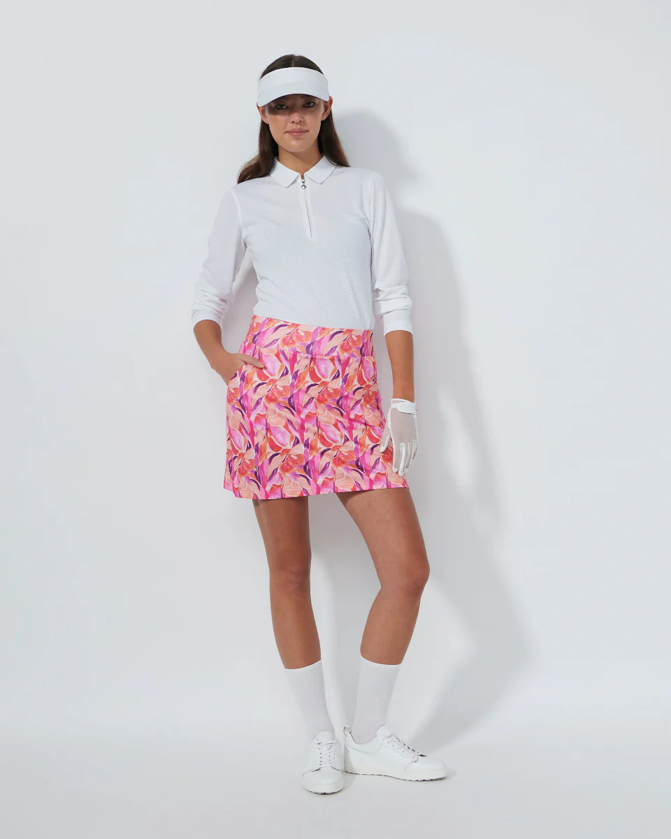 Daily Sports Sheermotion Artsy Leaf Skort [PS26]