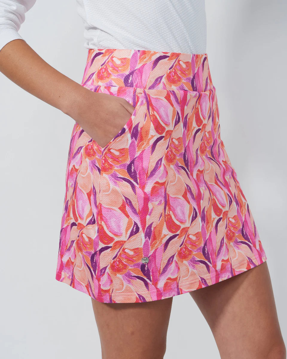 Daily Sports Sheermotion Artsy Leaf Skort [PS26]