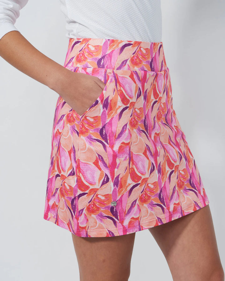 Daily Sports Sheermotion Artsy Leaf Skort [PS26]