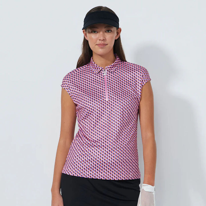 Daily Sports Pop Geo Cap Sleeve Polo [PS26]
