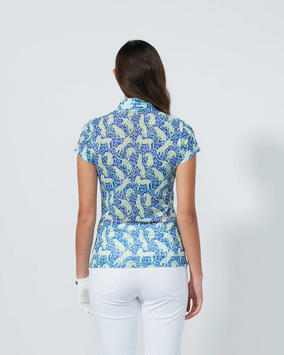 Daily Sports Breeze Jaguar Short Sleeve Mesh Mock