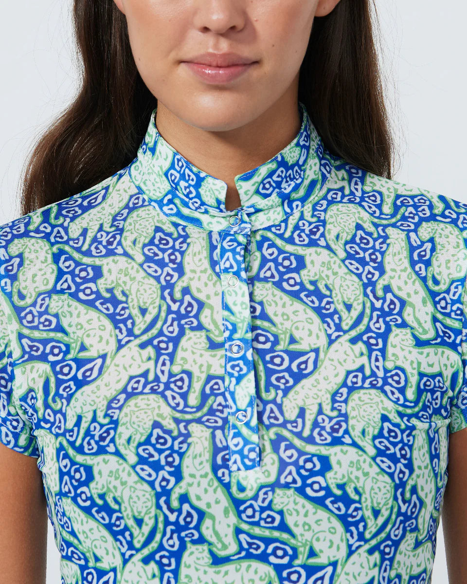 Daily Sports Breeze Jaguar Short Sleeve Mesh Mock