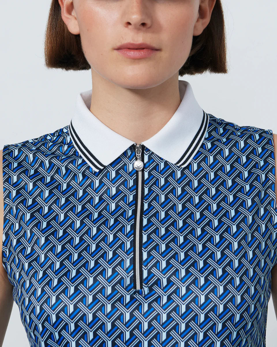 Daily Sports Twisted Geo Sleeveless Polo [PS26]