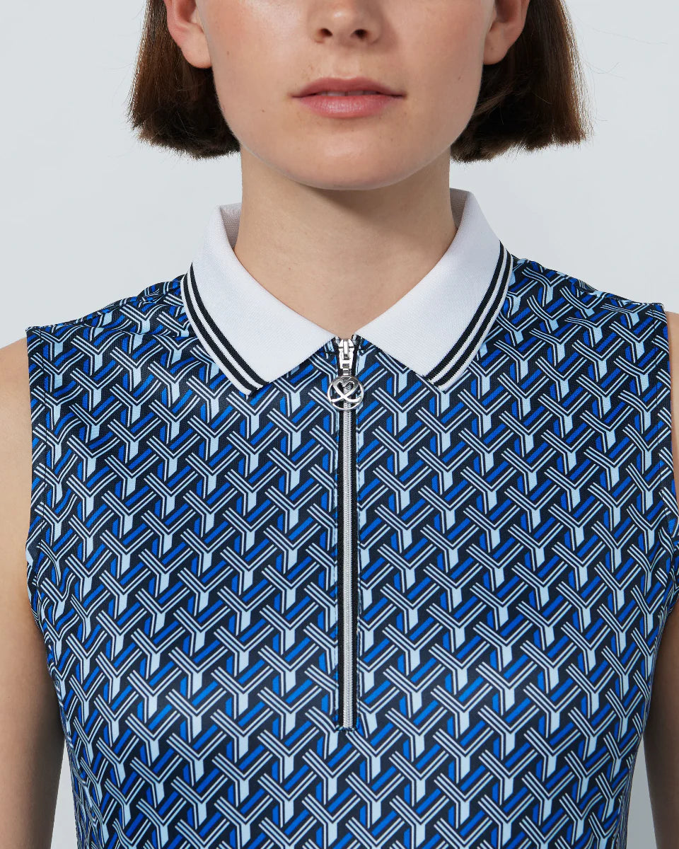 Daily Sports Twisted Geo Sleeveless Dress [PS26]